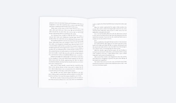 Book cover of A Cursed Life, with a male and female silhouette walking away from the view. Published by ORO Editions.