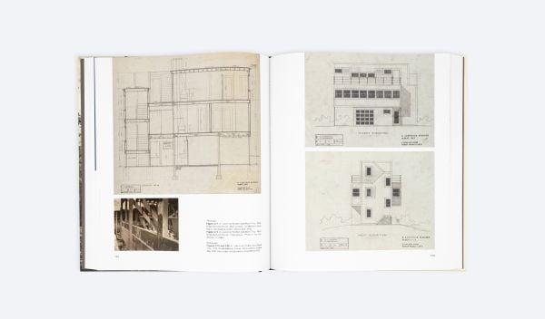 Book cover of Lawrence Kocher: American Architect, featuring a modern two story building. Published by ORO Editions.