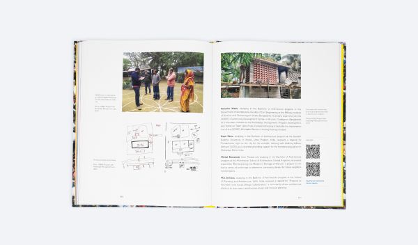 Book cover of It's About the People! Unlocking the Social Art of Architecture, featuring a large crowd of people looking in the same direction. Published by ORO Editions.