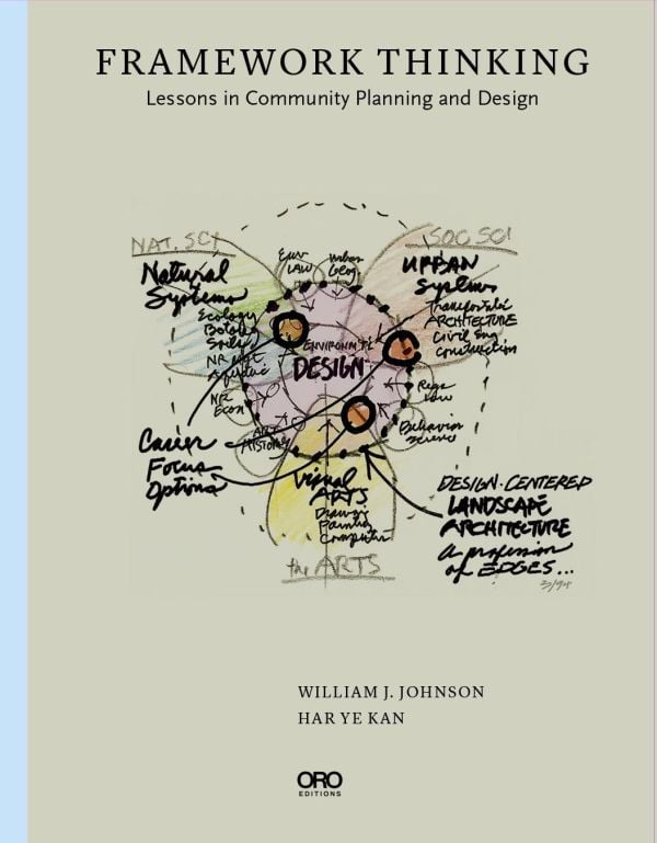Book cover of Framework Thinking: Lessons in Community Planning and Design. Published by ORO Editions.