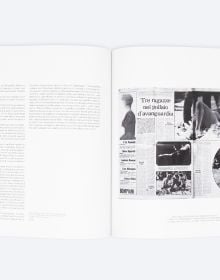 Book cover of Annina Nosei, featuring the gallerist smiling at the camera. Published by ORO Editions.