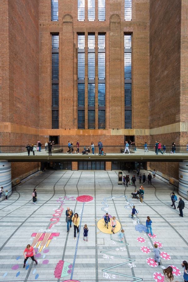 Book cover of Battersea Power Station: The Architectural Rebirth of a Romantic Ruin; featuring an architectural elevation of the building. Published by ORO Editions.