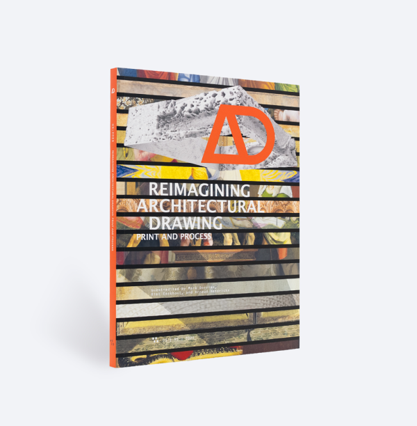 Book cover of Architectural Design Journal Issue 3: Reimagining Architectural Drawing: Print and Process. Published by ORO Editions.