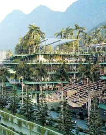 Book cover of Dominique Perrault: Dreams Works Manifestos. Published by Editions Gallimard.