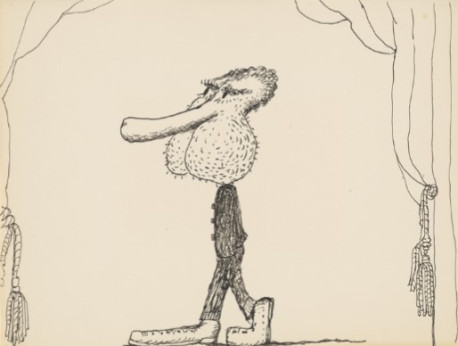 Book cover of Philip Guston: The Irony of History; featuring a painting. Published by Editions Gallimard.