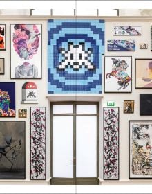 Book cover of We Are Here: Street Art Enters the Museum, with the Petit Palais Art Museum. Published by Albin Michel.