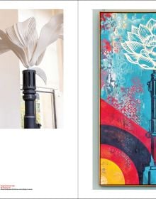 Book cover of We Are Here: Street Art Enters the Museum, with the Petit Palais Art Museum. Published by Albin Michel.