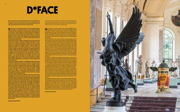 Book cover of We Are Here: Street Art Enters the Museum, with the Petit Palais Art Museum. Published by Albin Michel.