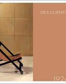 Geometric shapes and patterns in cream, black, beige and red, on cover of 'Pierre Legrain', by Editions Norma.