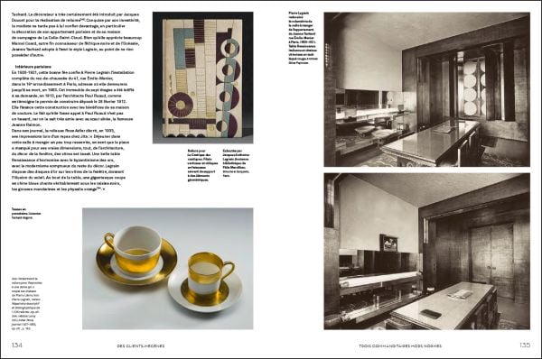 Geometric shapes and patterns in cream, black, beige and red, on cover of 'Pierre Legrain', by Editions Norma.