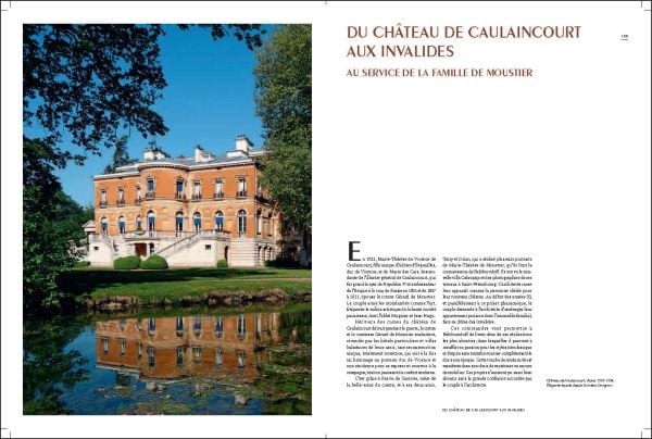 Scenographic painting of colosseum ruins, surrounded by water, on cover of Andre Beloborodoff Architecte, peintre, scenographe', by Editions Norma.