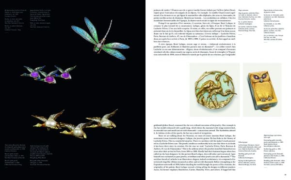 Lacloche frères diamond-encrusted bangle with rose stones, on cover of 'Lacloche Joaillers', by Editions Norma.