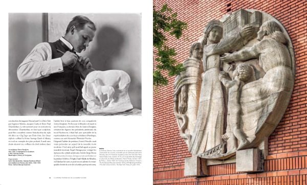 Book cover of Art Déco - France Amérique du Nord, featuring Josephine Baker dancing on stage with architectural backdrop. Published by Editions Norma.