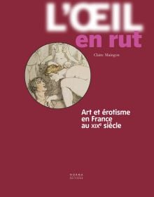 Book cover of L'Œil en rut', featuring a small erotic drawing with two figures from 19th century. Published by Editions Norma.