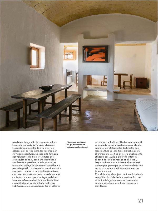 Book cover of Henri Quillé: Formentera; featuring a modern flat-roofed building. Published by Editions Norma.