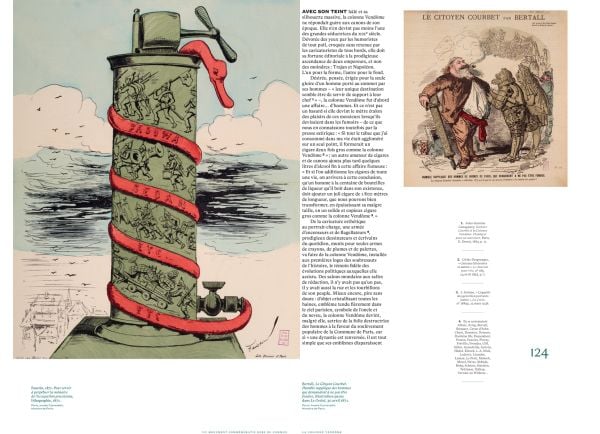 Book cover of The Vendôme Column, with a close up of bas-relief carving of Napoleon on horseback, holding a pistol. Published by Editions Norma.