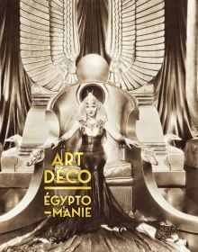 Claudette Colbert as Cleopatra, on cover of 'Art Déco & Egyptomanie', by Editions Norma.