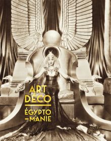 Book cover of Art Déco & Egyptomanie, featuring Claudette Colbert as Cleopatra. Published by Editions Norma.
