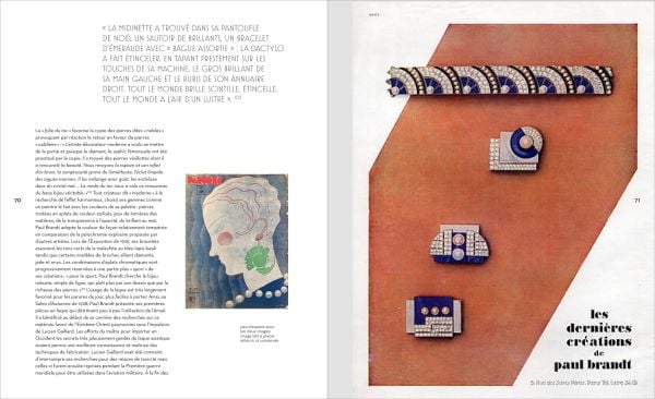 Book cover of Paul Brandt, with a red and grey pendant with diamond center. Published by Editions Norma.