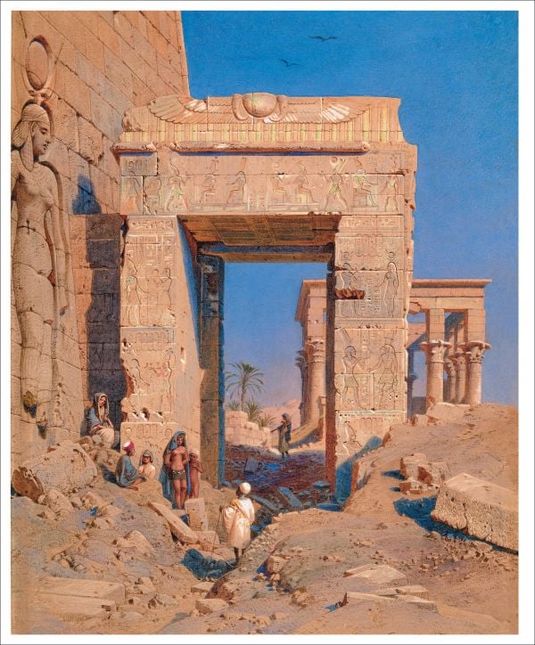 Black male dressed in pink robe, with blue mosaic tiles behind, on cover of 'Oriental Dreams', by Editions Norma.