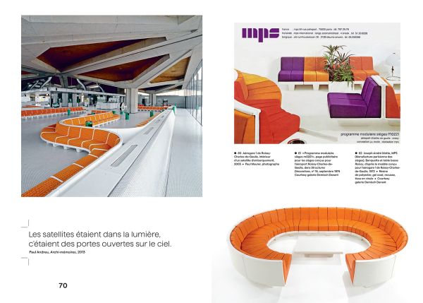 Book cover of Paul Andreu, with a large building with road underneath. Published by Editions Norma.