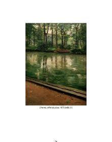Book cover of Caillebotte: Painting is a Serious Game, with detail of painting titled Paris Street. Rainy Day, 1887, with figures holding umbrellas. Published by Editions Norma.