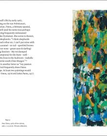 Book cover of Joan Mitchell and Her Dogs; featuring the artist with a poodle. Published by Editions Norma.