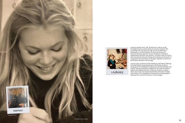 Book cover of Cellular Portraits: Laurence Graffensttaden; featuring a painting from human cells. Published by Editions Florentin.