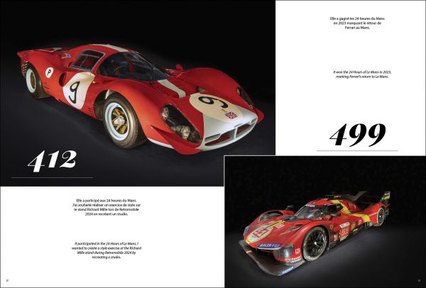 Book cover of Life in Ferrari Red; featuring a Ferrari model covered with a sheet. Published by Editions Florentin.