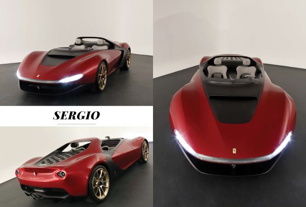 Book cover of Life in Ferrari Red; featuring a Ferrari model covered with a sheet. Published by Editions Florentin.