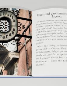 Book cover of Best of Venice; featuring a model in long floral dress. Published by Editions Florentin.