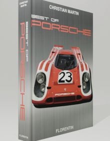Book cover of Best of Porsche; featuring a red Porsche 917. Published by Editions Florentin.