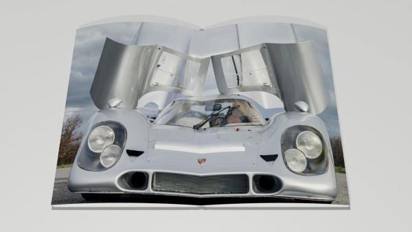 Book cover of Best of Porsche; featuring a red Porsche 917. Published by Editions Florentin.