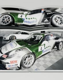 Book cover of Best of Porsche; featuring a red Porsche 917. Published by Editions Florentin.