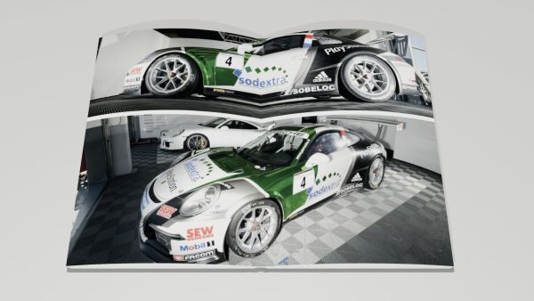 Book cover of Best of Porsche; featuring a red Porsche 917. Published by Editions Florentin.