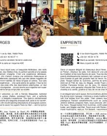 Book cover of Walks of a Parisian: City Guide to the Best Parisian Restaurants. Published by Editions Florentin.