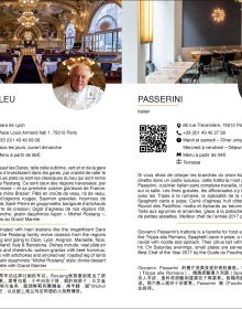 Book cover of Walks of a Parisian: City Guide to the Best Parisian Restaurants. Published by Editions Florentin.