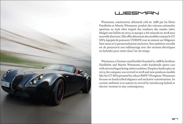 Book cover of Best of Supercars; featuring a yellow Lamborghini Countach concept car. Published by Editions Florentin.