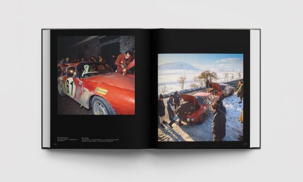 Book cover of Car Racing 1969, featuring racing driver sitting in jacked up car with no wheels. Published by Editions Cercle d'Art.