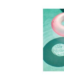 Book cover of Post Truth, A love letter to Los Angeles through the lens of a pastel postmodernism, with a pale pink and white wall with palm tree. Published by Editions du Chene.