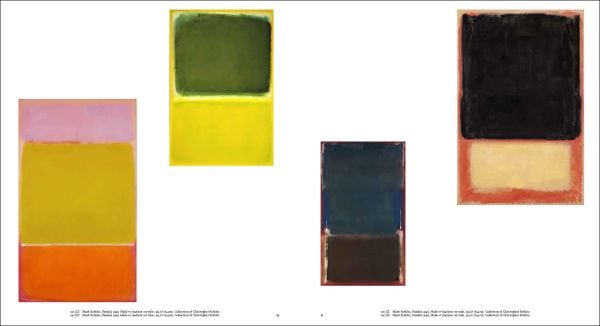 Book cover of art exhibition catalogue, Rothko, featuring an orange and purple abstract painting. Published by Citadelles & Mazenod.