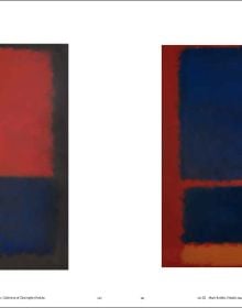 Book cover of art exhibition catalogue, Rothko, featuring an orange and purple abstract painting. Published by Citadelles & Mazenod.