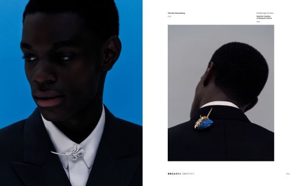 Book cover of Chaumet. Photographers’ gaze, with a model wearing a luxury hair piece. Published by Citadelles & Mazenod.