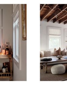 Book cover of Timeless Living Yearbook 2026: featuring a living room interior with a modern fire, wood flooring and leather chair. Published by Beta-Plus.