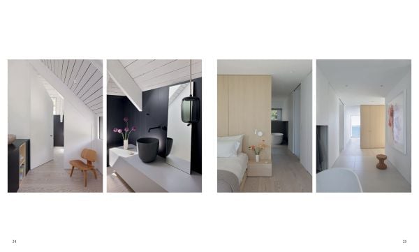 Book cover of Contemporary Living Yearbook 2026: featuring an interior with white walls, dark wood table and speaker stack. Published by Beta-Plus.