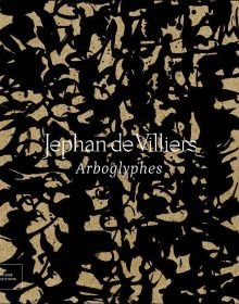 Thick black marks on beige cover, Jephan de Villiers, Arboglyphes, in white font to centre.