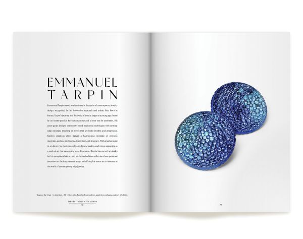 Book cover of Paraíba: The Legacy of a Color: featuring a bluish-green gemstone. Published by Watchprint.com.