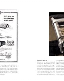 Book cover of Seamaster Only: The OMEGA Diver's Watch; featuring a Omega Seamaster watch with black and gold face. Published by Watchprint.com.