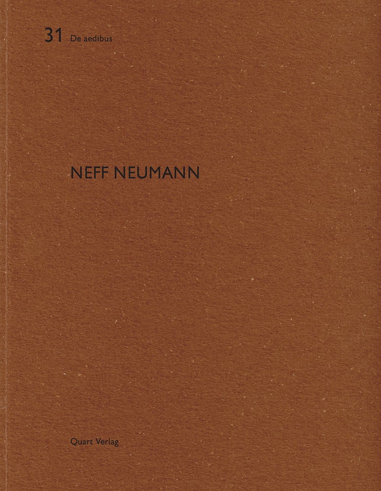 Book cover of Neff Neumann: De aedibus 31. Published by Quart Publishers.