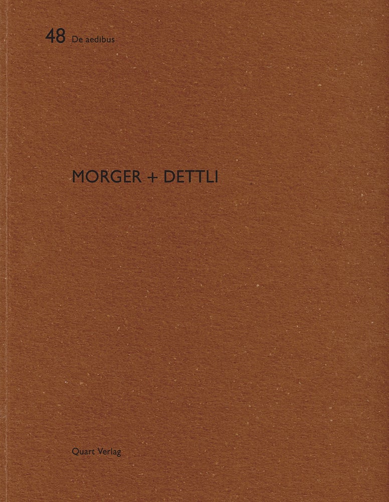 Book cover of Morger + Dettli: De aedibus 48. Published by Quart Publishers.